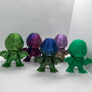 3D printed mini creature from the black lagoon