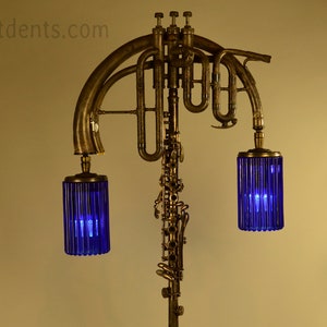 French Horn and clarinet lamp.