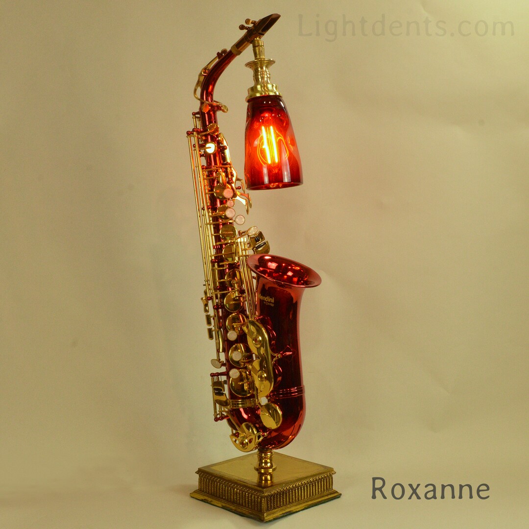 Red Alto Saxophone Accent Light Etsy