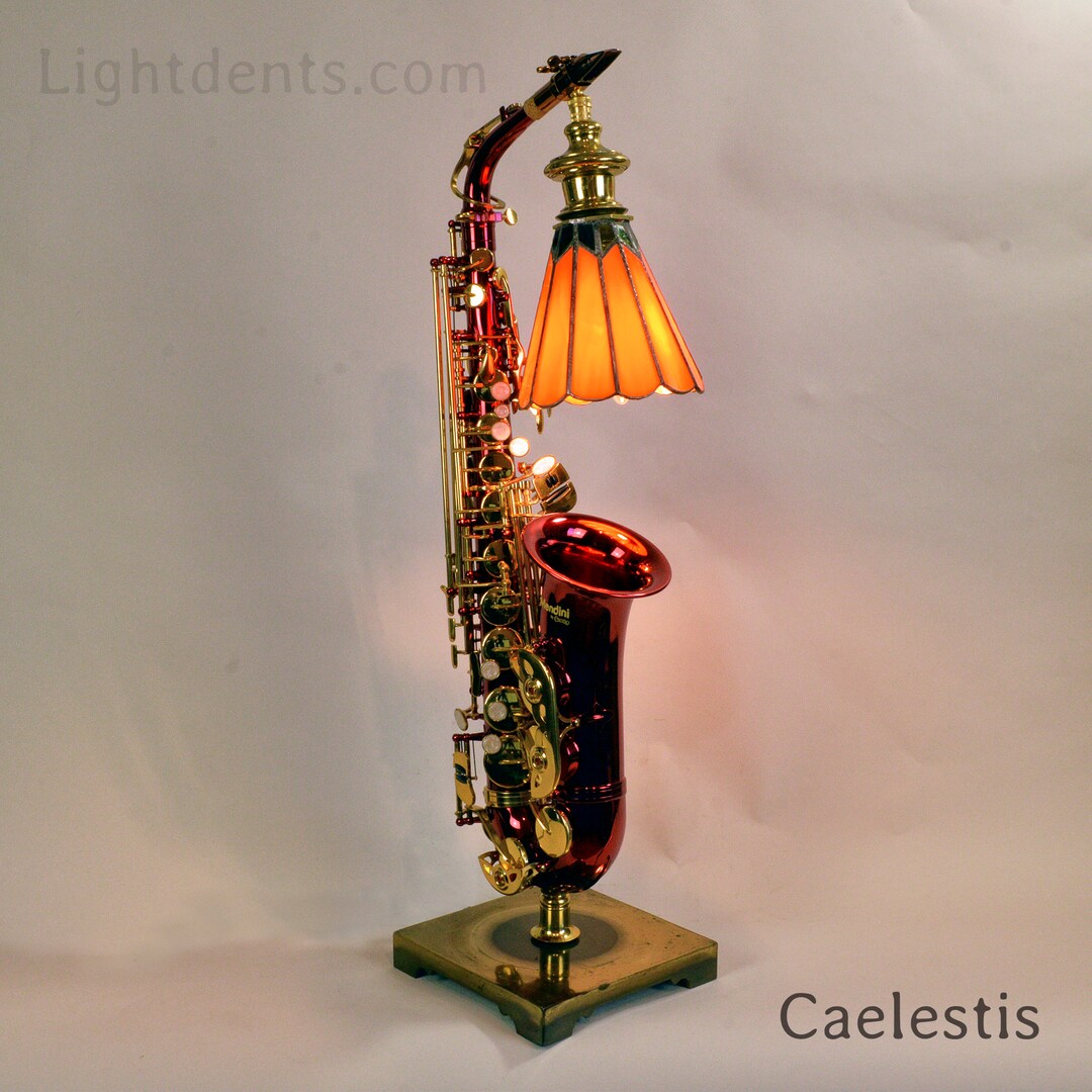 Red Alto Saxophone Accent Light Etsy