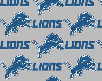 Fleece -DETROIT LIONS Licensed NFL 58-inch Fleece - from Fabric Traditions