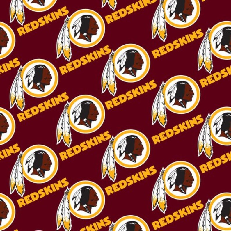 WASHINGTON REDSKINS Licensed NFL 58 inch Cotton Fabric Etsy