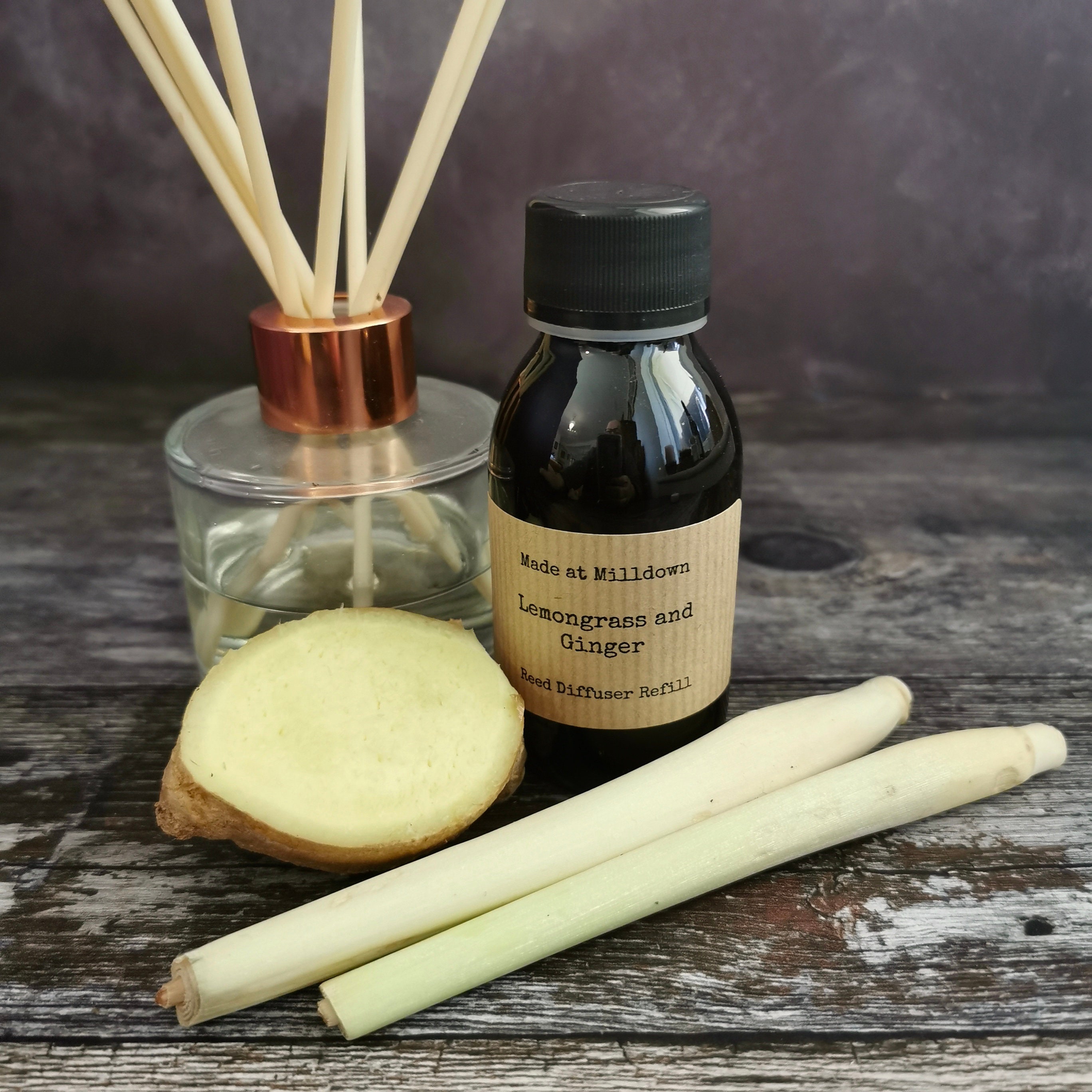 Lemongrass and Ginger Reed Diffuser Refill Etsy Italia