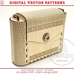 Clutch Tasche, Abendtasche, Holztasche, Seidenkupplung, Holzkupplung, Clutch Geldbörse, handgefertigte Handtasche, Sperrholz-Kupplung, Laser geschnitten, Cnc-Datei, Cl-27