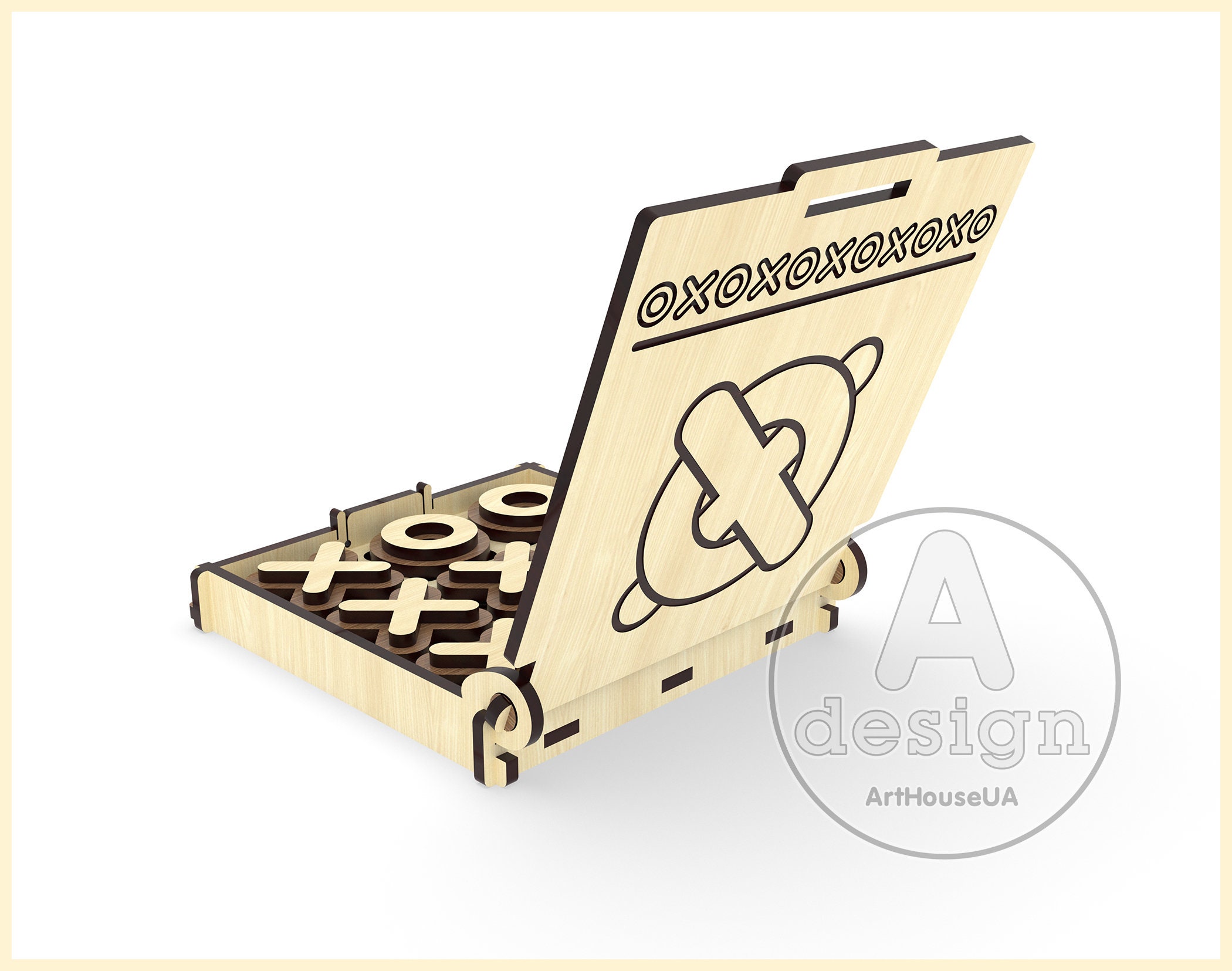 X0 Svg Vector Files for Laser Cutting Board Games for Etsy Canada