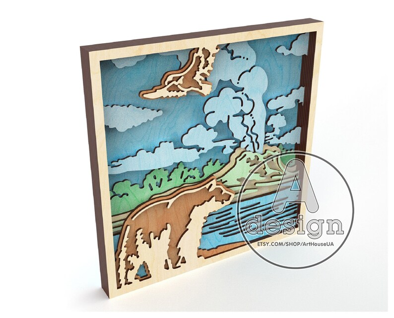 Scroll Saw Pattern Bear Scroll Saw Pdf Bear Laser Cut Etsy