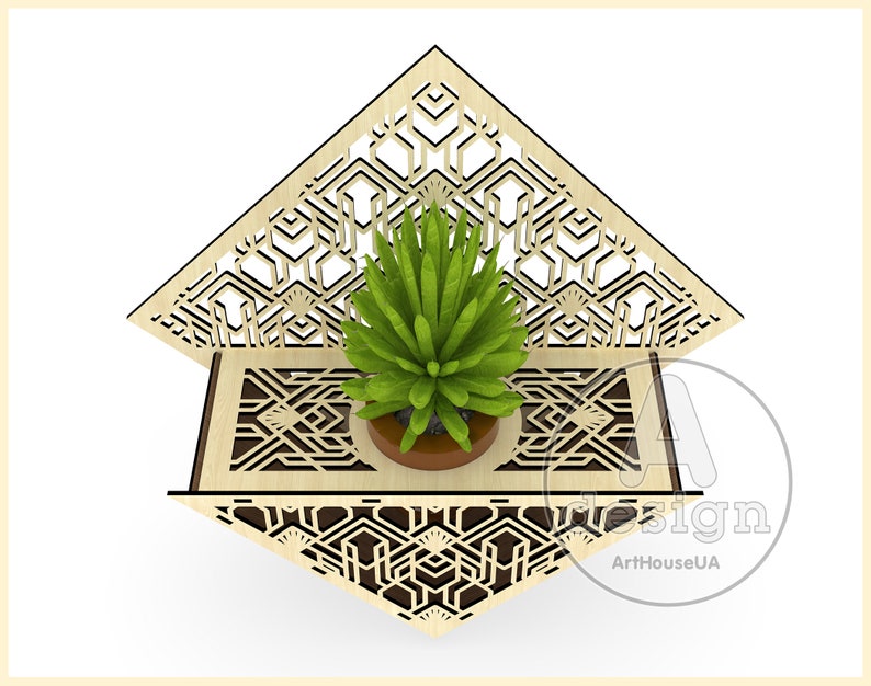 Pendant Garden Stand for Flowers Vector File DXF Hanging - Etsy