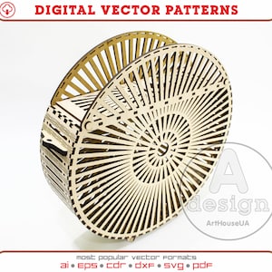 Wooden handbag, Vintage wooden purse, Vintage bag, Vintage wooden handbag, Handbag vector plans, Laser cut vector, Cnc pattern, WHB-V5