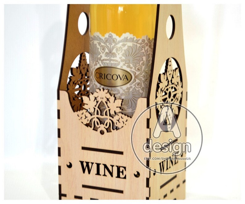 Wine Box Wineboxv17 Wood Wine Box Plywood Wine Box Vine Etsy