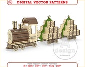 Advent calendar laser cut vector file, Christmas Advent Calendar, Christmas Advent Calendar 24 drawers, Christmas decoration, Ver.11
