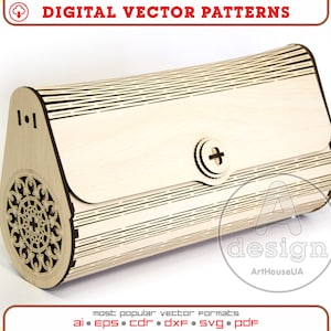 Clutch Tasche, Abendtasche, Holztasche, Seidentasche, Holztasche, Clutch Geldbörse, Handgemachte Handtasche, Sperrholztasche, Laser geschnitten, Cnc-Datei, Cl-9