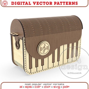 Holz-Geldbörsen-Vektordatei für lasergeschnittene SVG-Datei, Handtaschen-Vektordatei, Abend-Clutch-Tasche aus Holz, Schultertaschen-Datei, Clutch-Geldbörsen-Datei, Ver.92