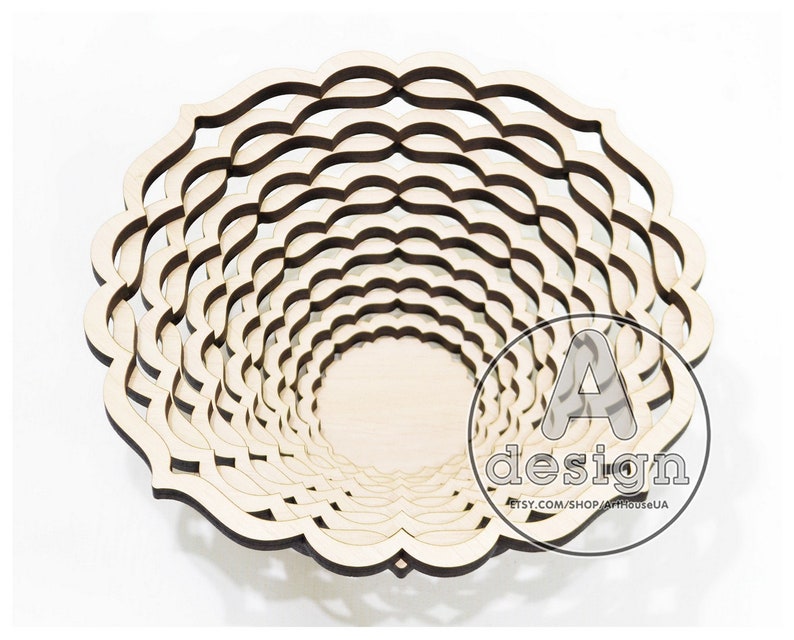 Ssb8/scroll Saw Pattern/basket Svg/bowl Dxf/dish for Fruit Etsy