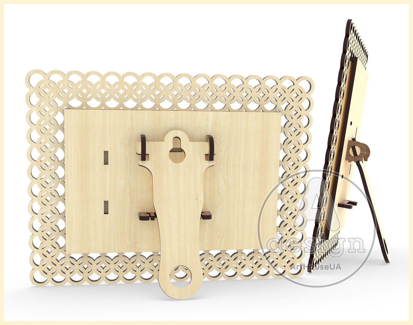 Photo Frame Vector File Laser Cut Photo Frame Wall Art Photo Etsy UK