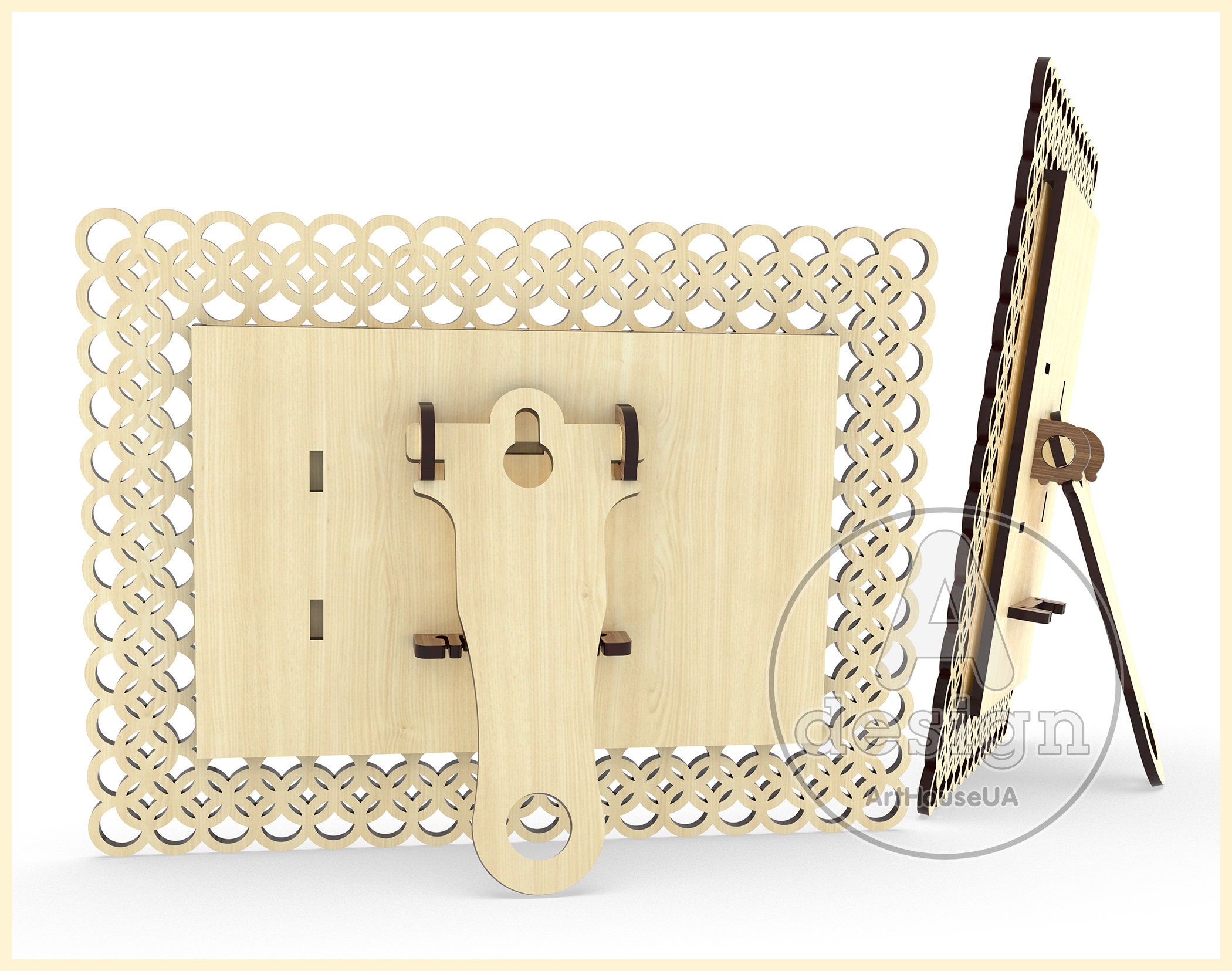 Photo Frame Cut File Photo Frame Vector File, Laser Cut Photo Frame, Wall Art Photo Frame ...