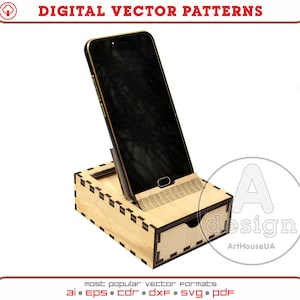 Soporte para teléfono móvil, soporte para teléfono móvil de madera contrachapada, soporte para teléfono móvil modelo láser, soporte de acoplamiento para teléfono móvil, soporte portátil para teléfono móvil, soporte para teléfono