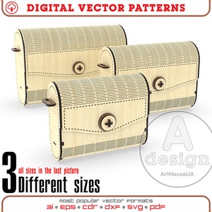 Fichier vectoriel de sac à main en bois pour SVG prêt à découper au laser, fichier vectoriel de sac à main, pochette en bois de soirée, fichier de sac à bandoulière, fichier de sac à main d'embrayage, Ver.99