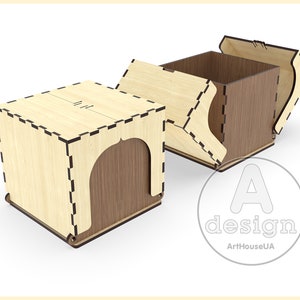 Custom Personalized Gift Box Laser Cut Vector SVG DXF Files - Etsy