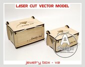 Jewelry box, Jewelry box cut vector model, Jewelry box project, Wood jewelry box, Jewelry box-v2