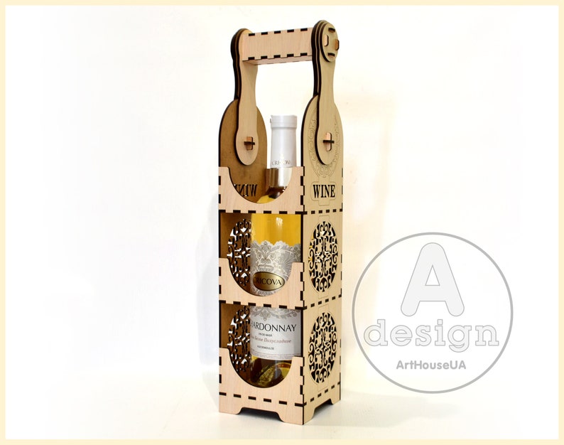 Wine Box Wineboxv19 Wood Wine Box Plywood Wine Box Vine Etsy
