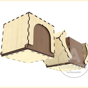 Custom Personalized Gift Box Laser Cut Vector SVG DXF Files - Etsy