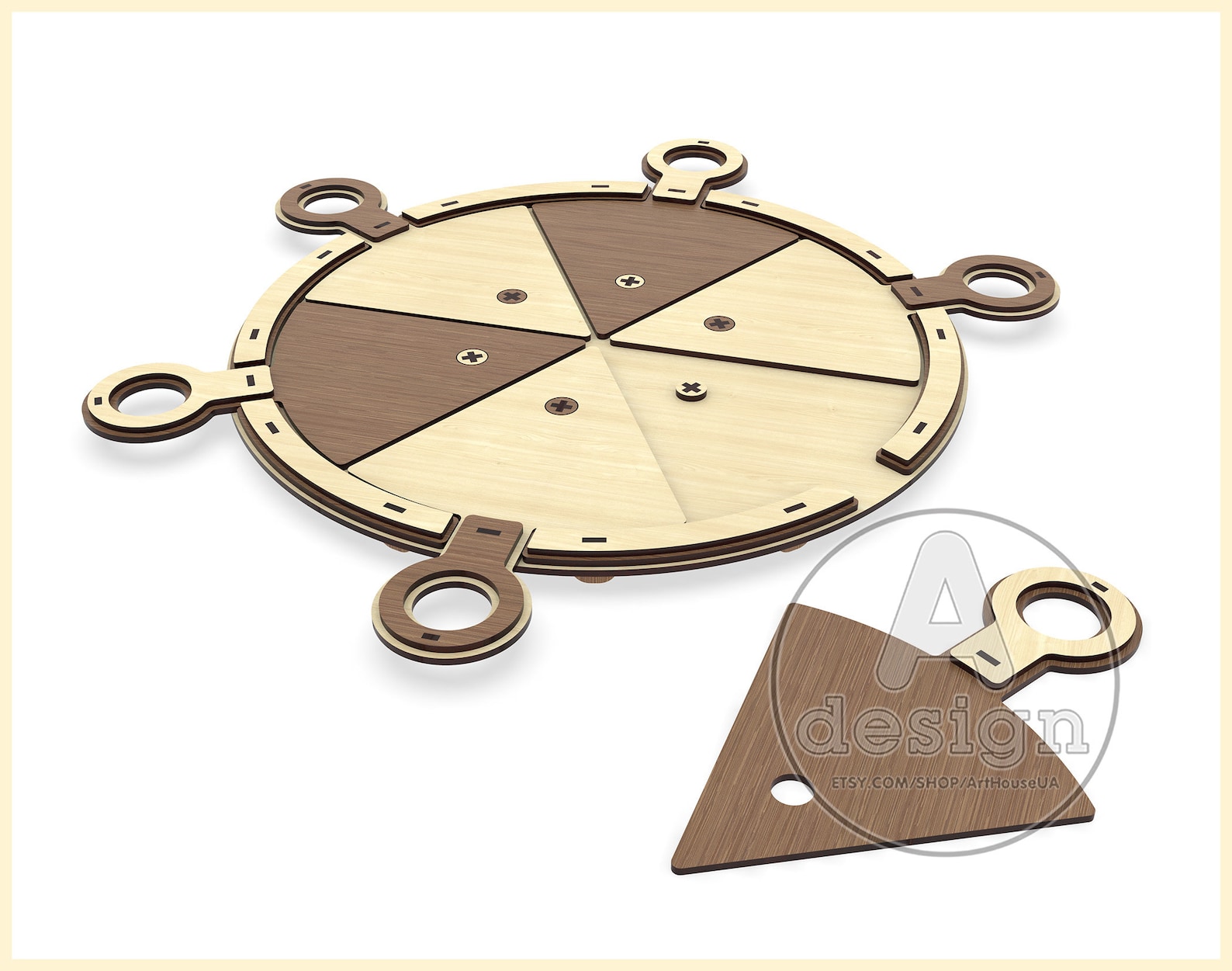 Wooden Pizza Tray With Serving Slices Pizza Serving Tray Etsy