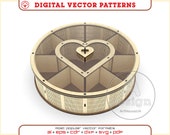 Candy Box laser cut vector SVG file, Perfect DIY presents gift box file, Organizer for storing, Jewelry box, Box for your stuff, Ver.95
