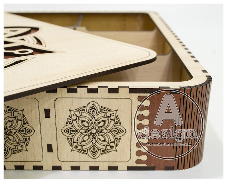 Download Box Svg Files V4 Cnc Cut File Plywood Box Laser Pattern Wooden Box Box Dxf File Candy Box Vector Gift Box Laser Cut Box Vector Plan
