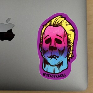 Halloween, Michael Myers Decal  -- For Cars, Laptops, and More!  -- Use Inside or Outside  -- Sticks To Any Flat Smooth Surface
