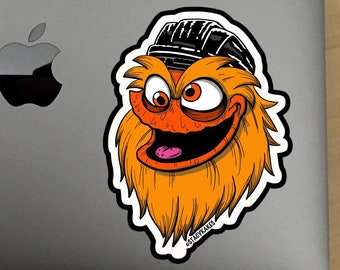 Gritty Philadelphia Decal  -- For Cars, Laptops, and More!  -- Use Inside or Outside  -- Sicks To Any Flat Smooth Surface
