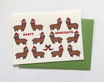 Happy Howlidays, Holiday Card