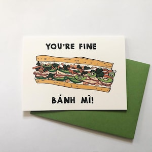 Estás bien Banh Mi, tarjeta de amor
