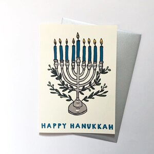 Menorah, Carte de Hanoukka