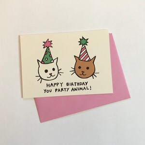 Party Cats, Birthday Card