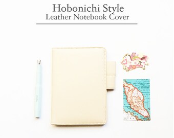FREE SHIPPING Hobonichi cover, Hobonichi planner cover,Peach Color, A6 size, A5 size