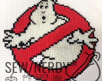Ghostbusters Inspired Cross Stitch (PATTERN ONLY)