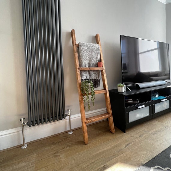 Ladder shelf 2024 next to tv