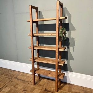 Handmade Wooden Shelving  / Storage unit / Bookcase  - choice of colour wood Shades,  locally sourced timber | FREE UK Delivery Bookshelves