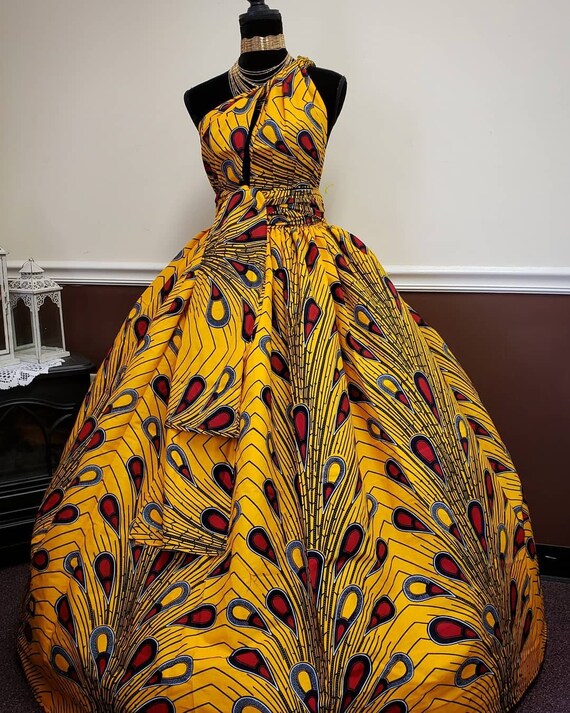 ankara infinity dress