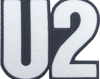 U2 embroidered patch -official and licensed IRON ON