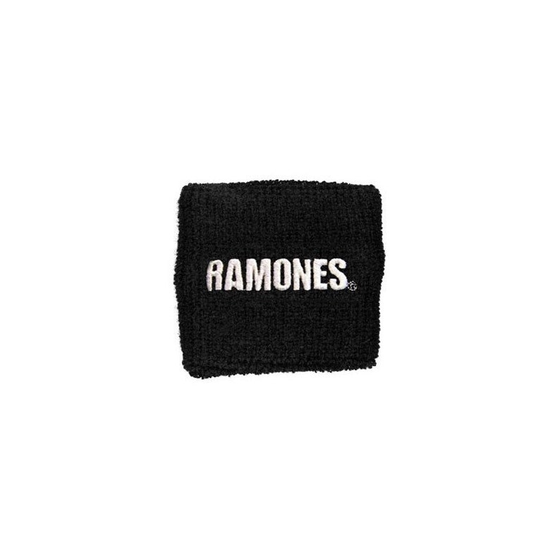 one size fits all RAMONES wristband terrycloth sweatband
