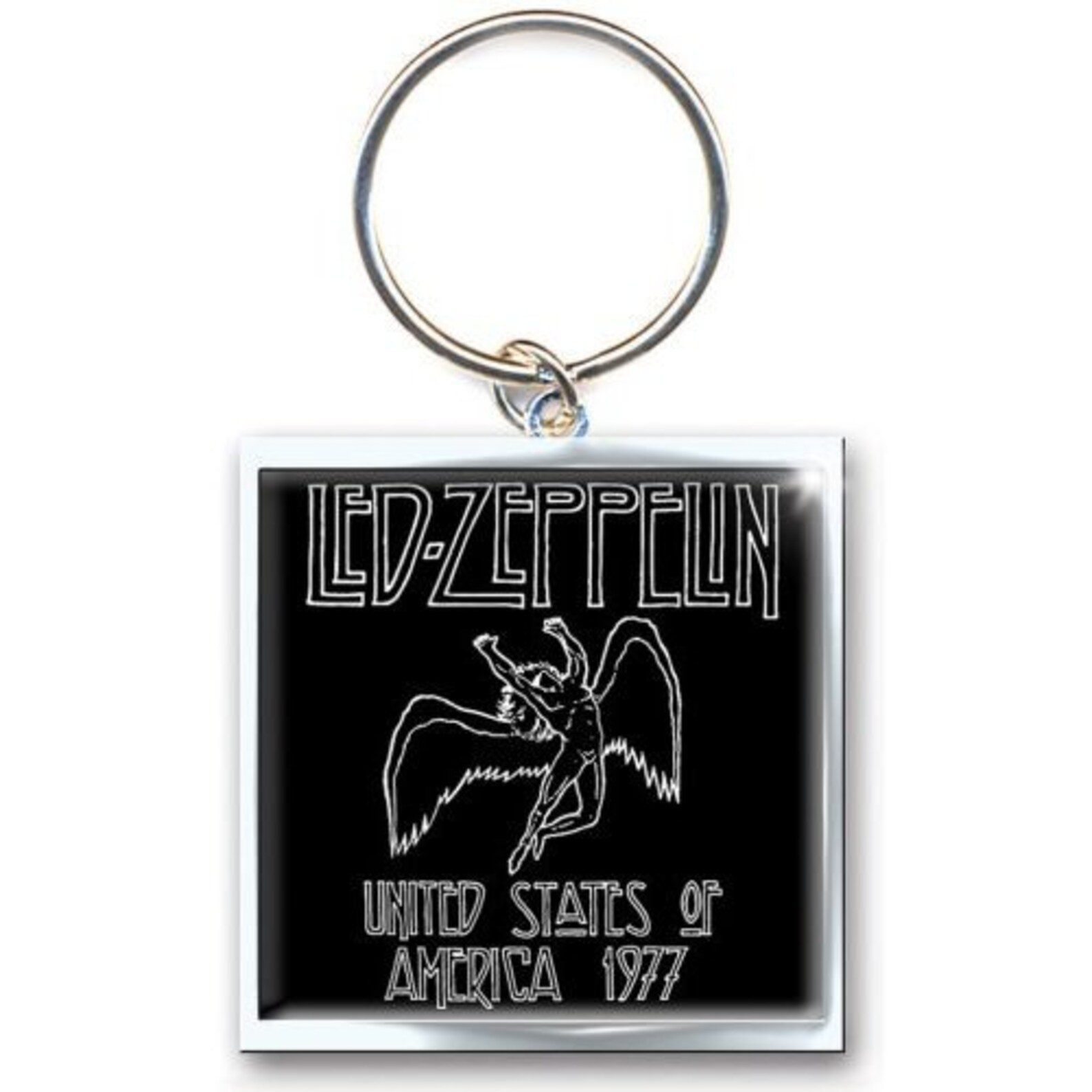 LED ZEPPELIN '77 tour metal Keychain keyring Etsy
