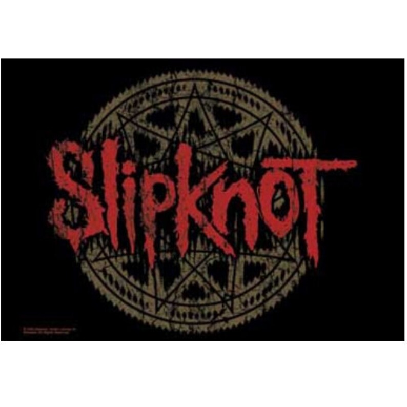 Slipknot Fractions Textile Poster