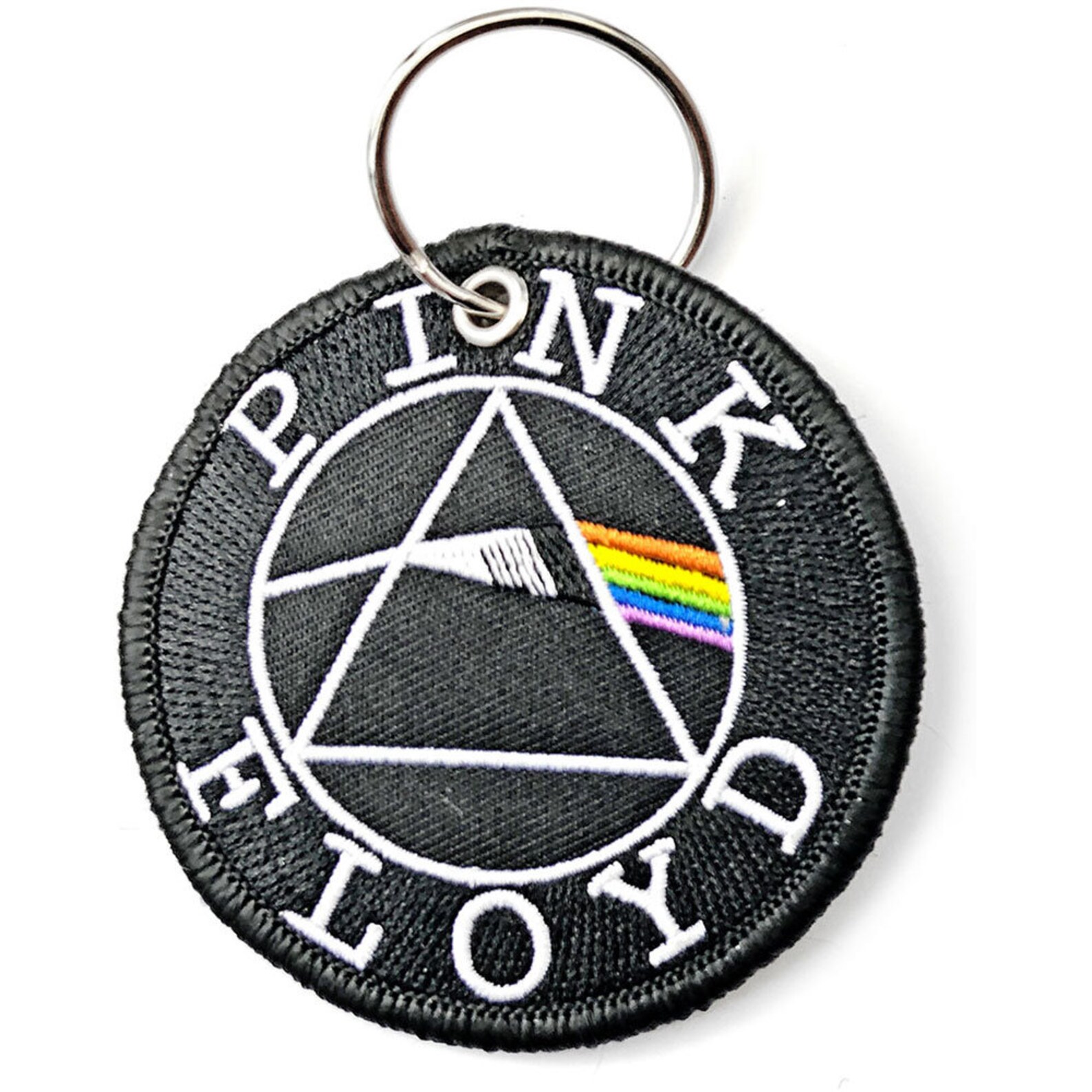 PINK FLOYD Circular Official Keychain Keyring Etsy