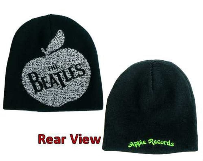 BEATLES apple logo wool beanie