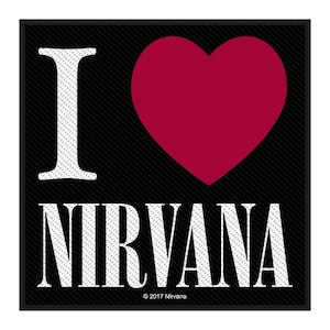 NIRVANA officiell påsydd lapp / jackutsmyckning Val av 2