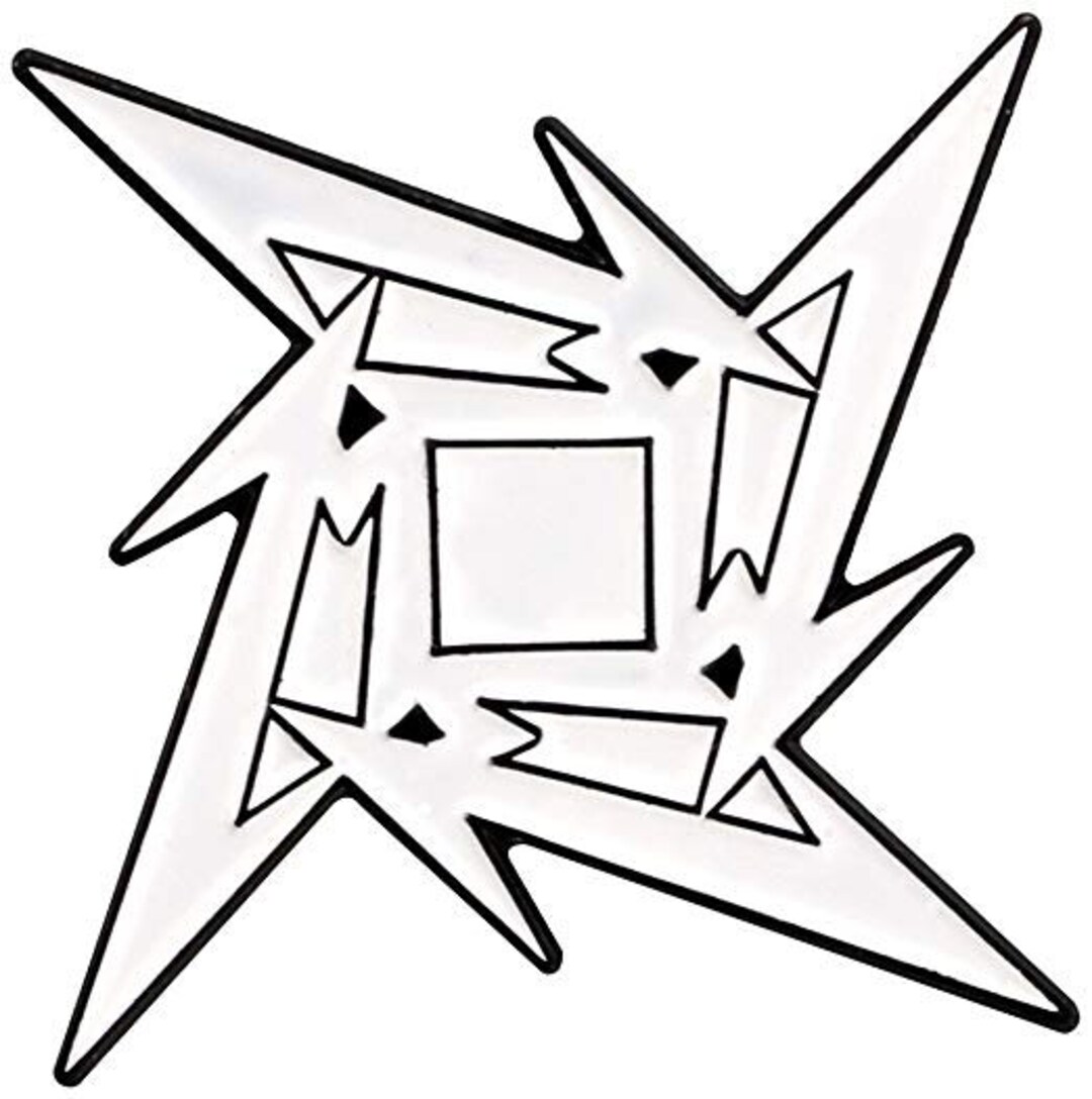 METALLICA Ninja Star Official Pin / Badge Etsy UK