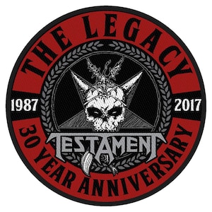TESTAMENT official SEW-On  patch / jacket embellishment Choice of 2