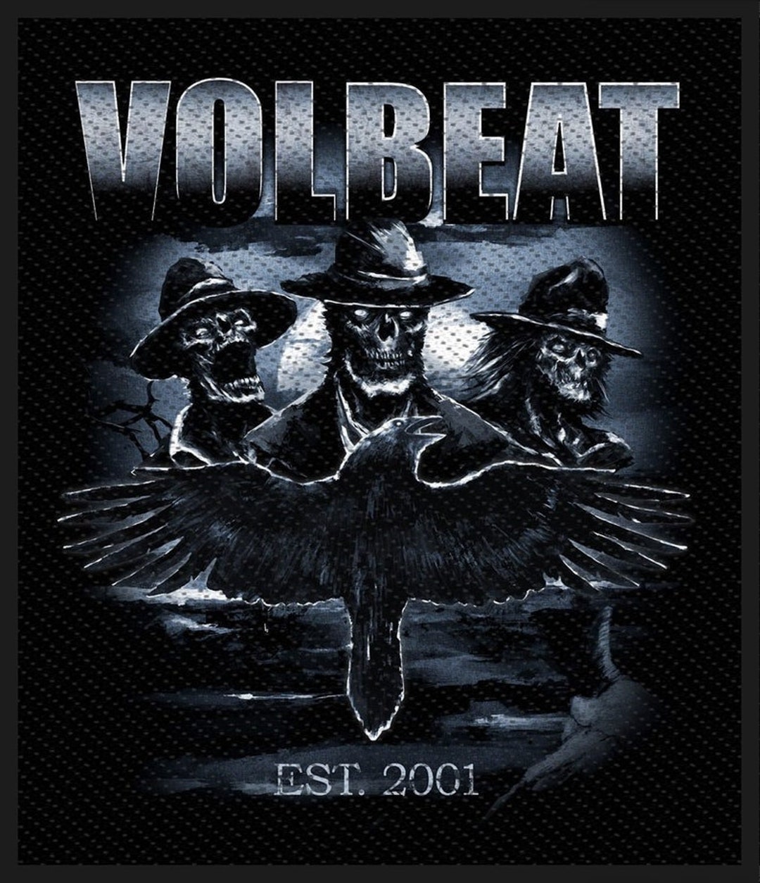 Of Gaan bronzen Buy VOLBEAT Raven OFFICIAL Sew-on Patch 2 Shipping Options Online in India  - Etsy