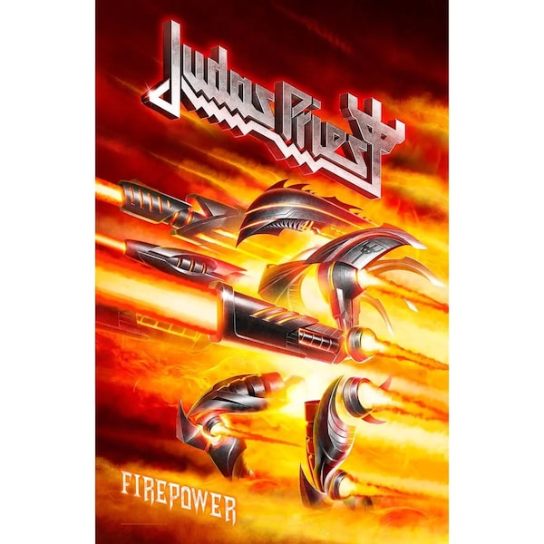 JUDAS PRIEST fabric poster Official 'firepower'